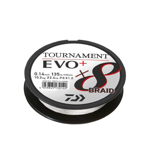 Daiwa Tournament X8 EVO+ 135m Blanc